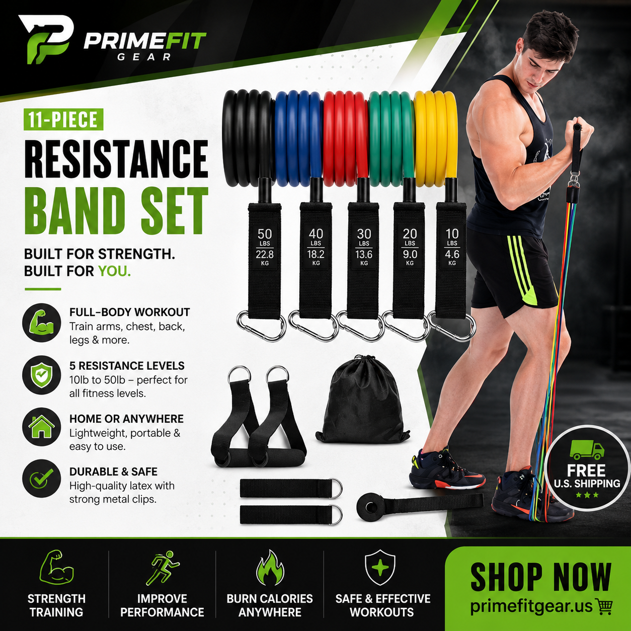 PrimeFit Resistance Band Pro™