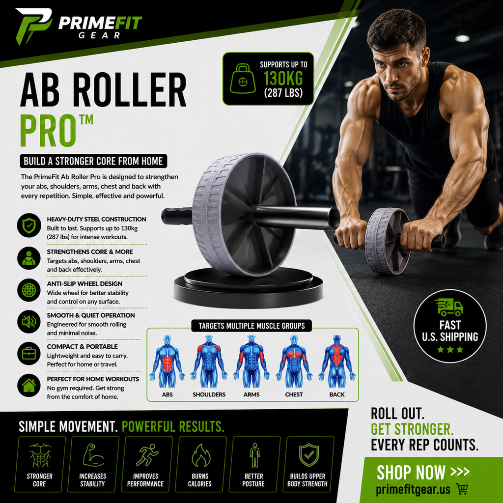PrimeFit Ab Roller Pro™