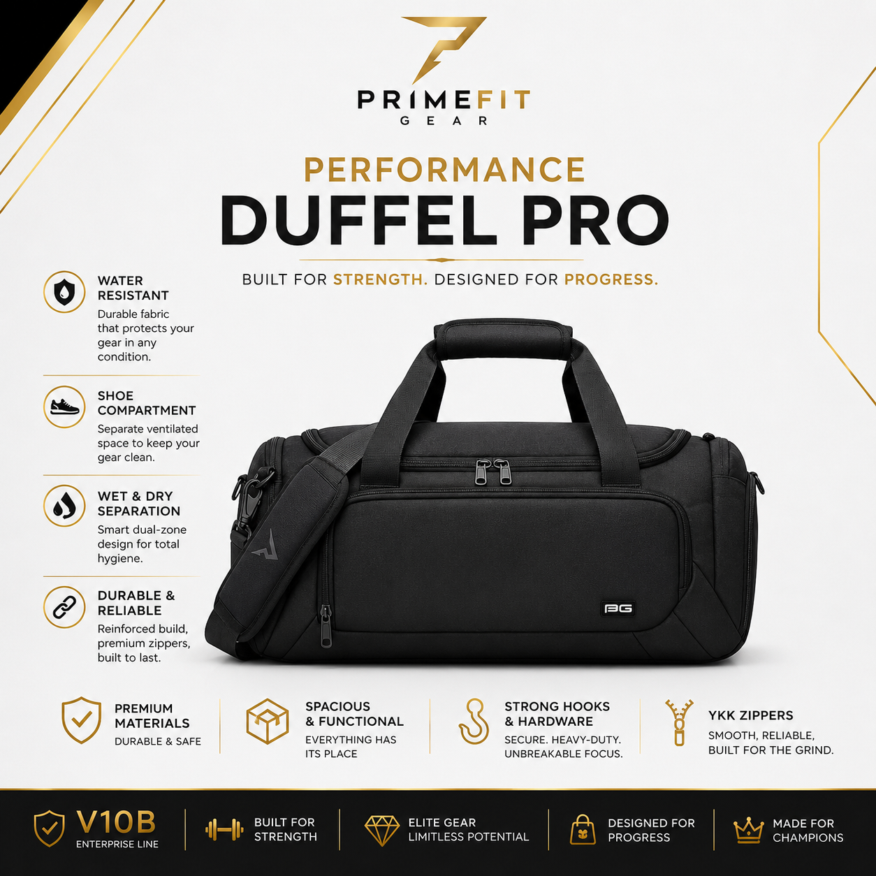 PrimeFit Performance Duffel Pro™