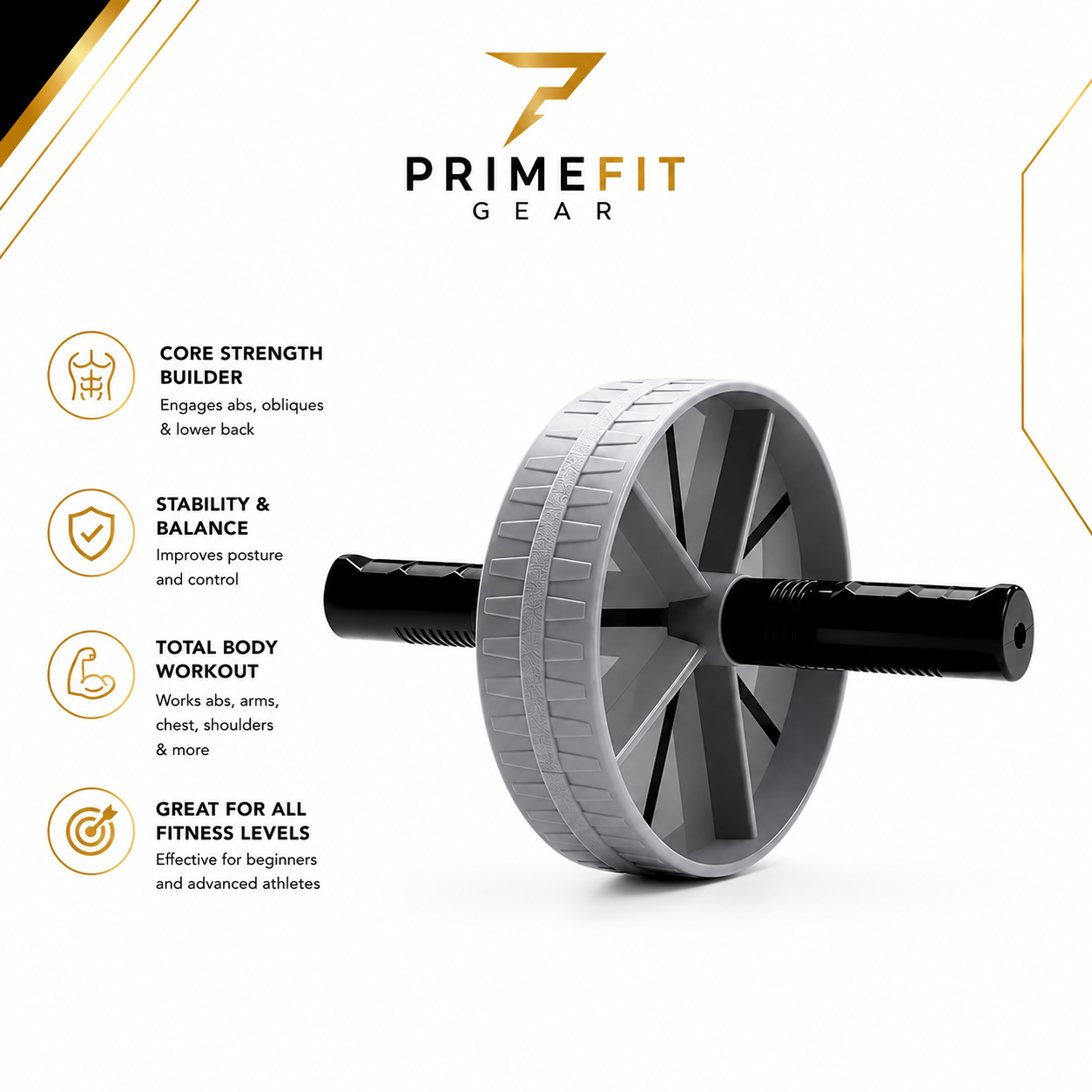PrimeFit Ab Roller Pro™