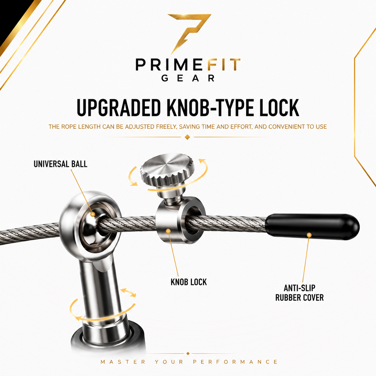 PrimeFit Speed Jump Rope Pro™