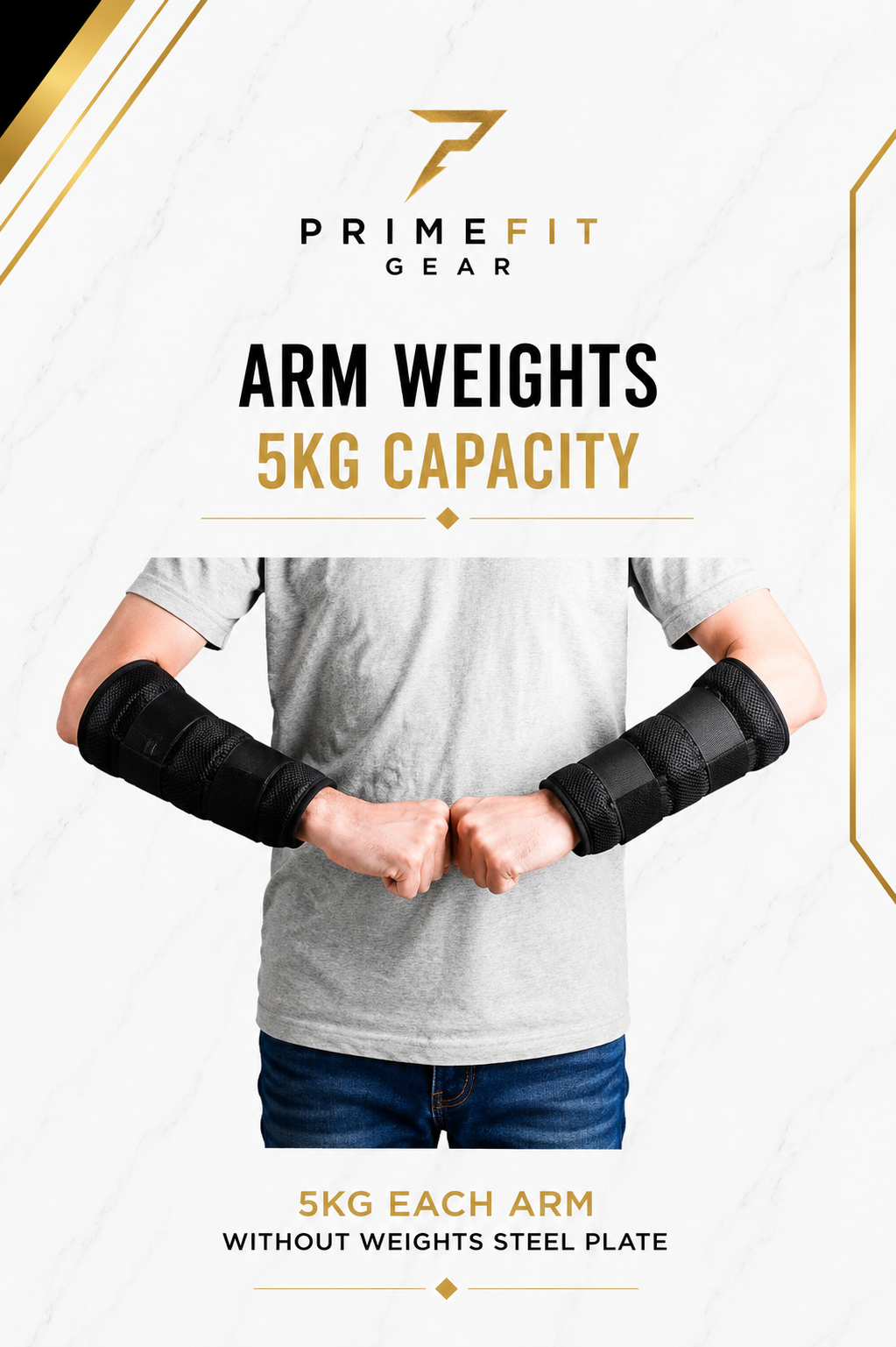 PrimeFit Adjustable Weighted Vest Pro™