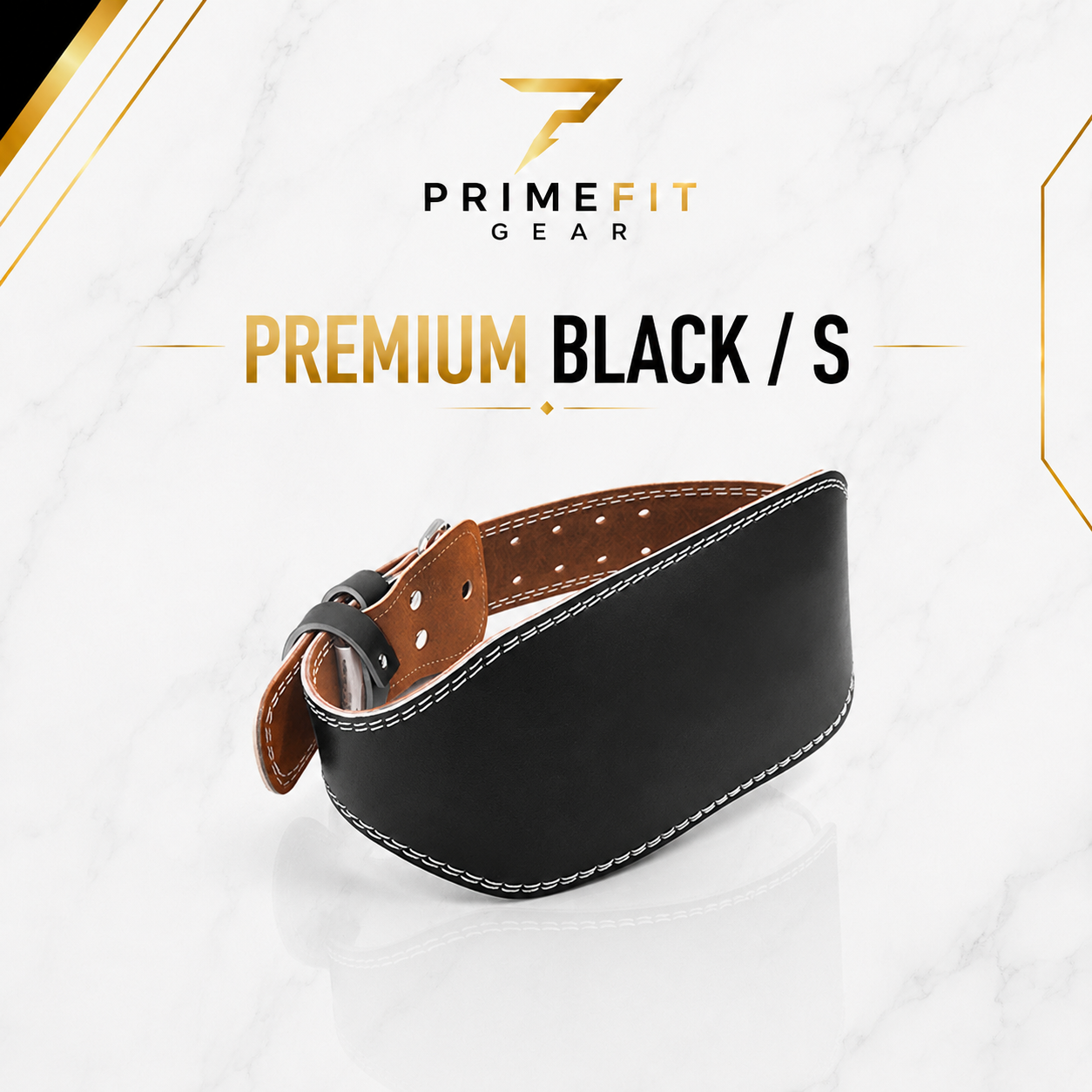 PrimeFit Leather Weightlifting Belt Pro™