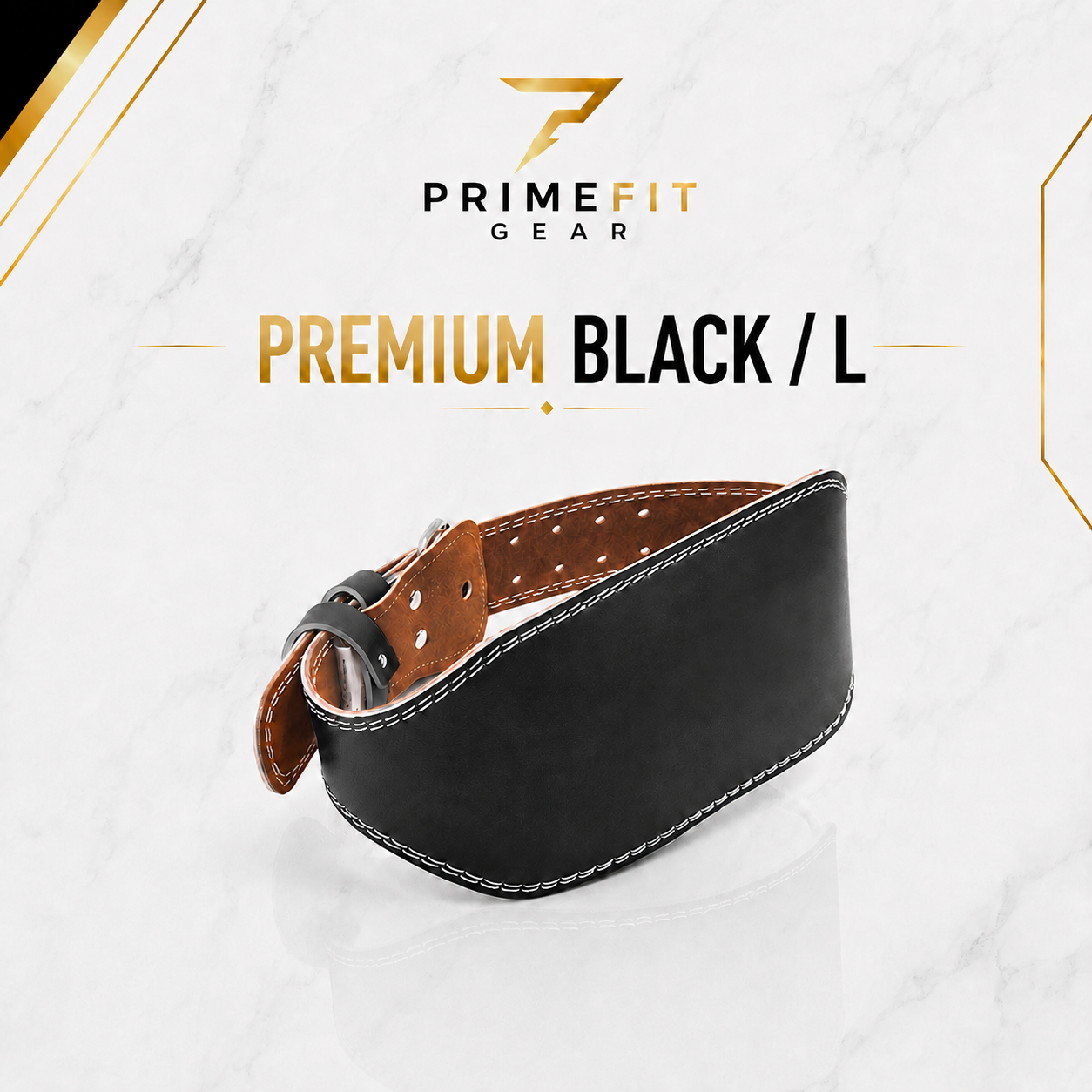 PrimeFit Leather Weightlifting Belt Pro™