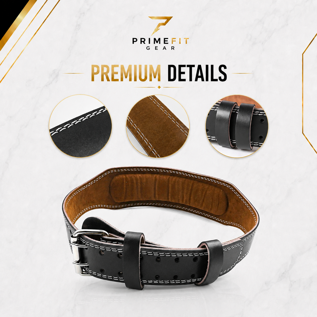 PrimeFit Leather Weightlifting Belt Pro™