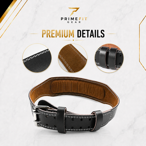 PrimeFit Leather Weightlifting Belt Pro™