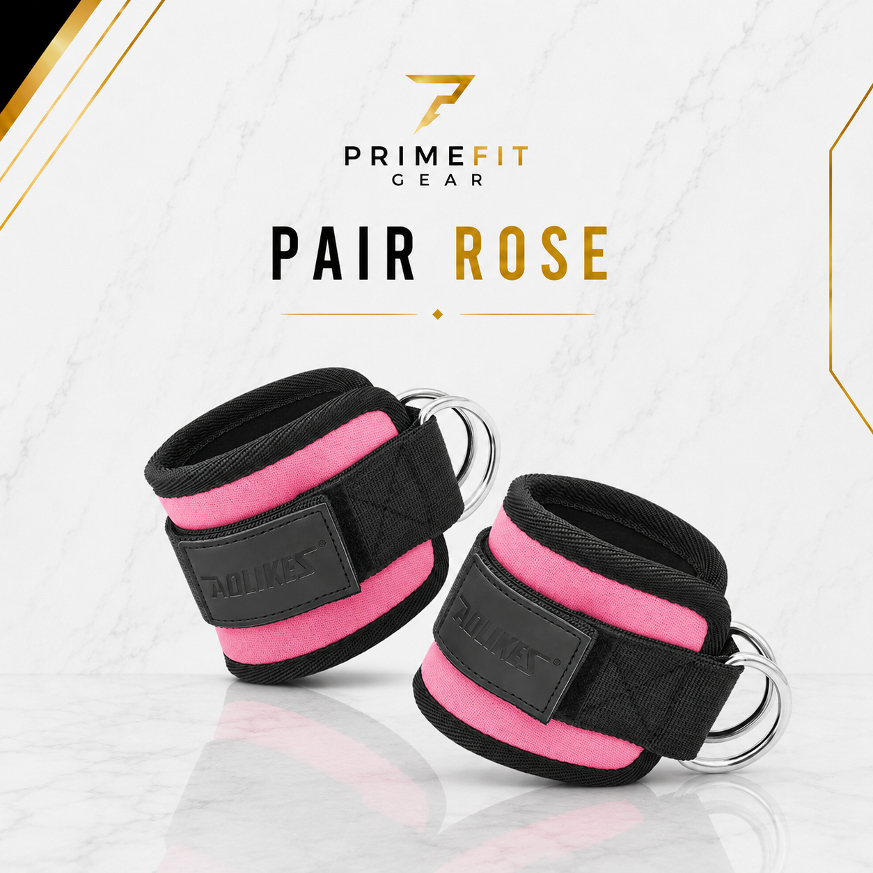 PrimeFit Cable Ankle Straps Pro™