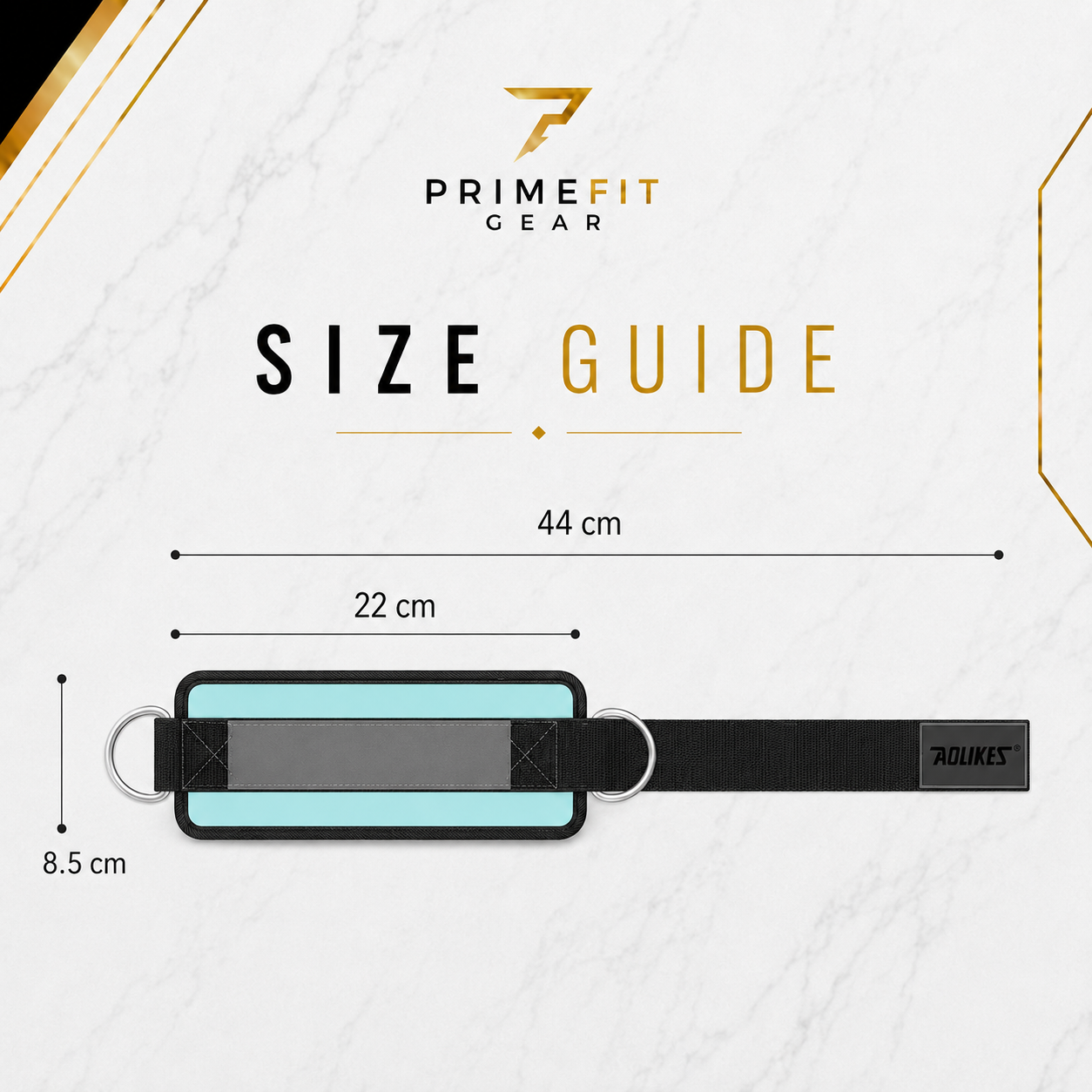 PrimeFit Cable Ankle Straps Pro™