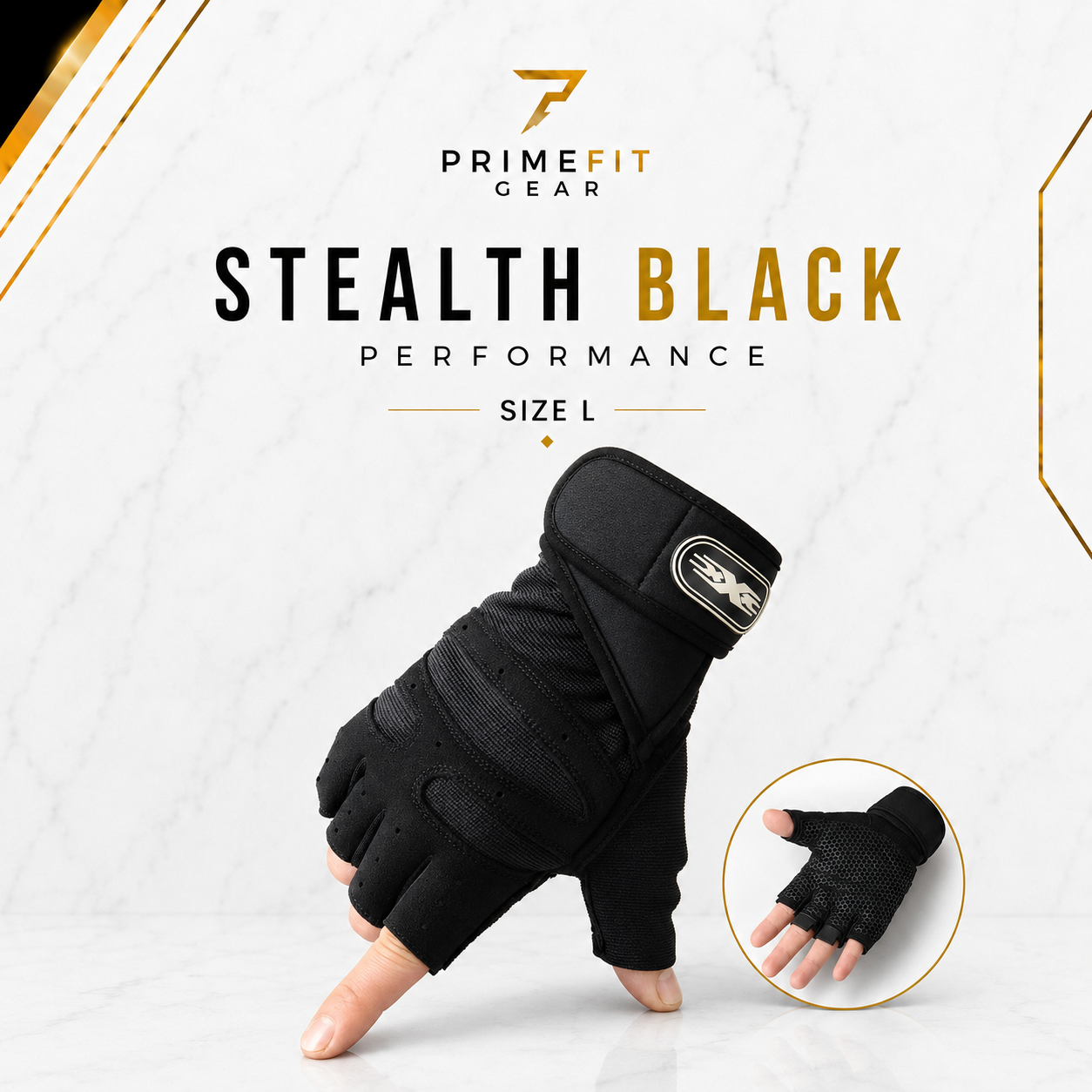 PrimeFit Gym Gloves Premium™