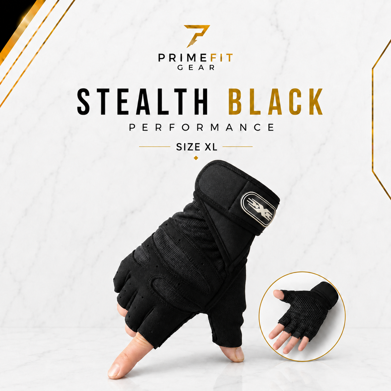 PrimeFit Gym Gloves Premium™