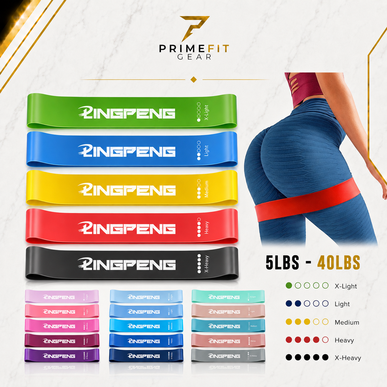 PrimeFit Resistance Loop Bands Pro™