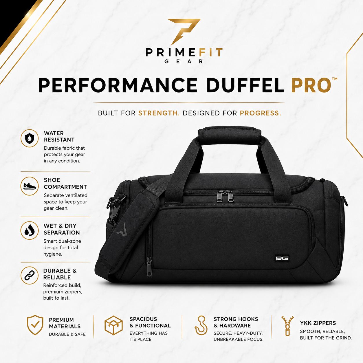 PrimeFit Performance Duffel Pro™