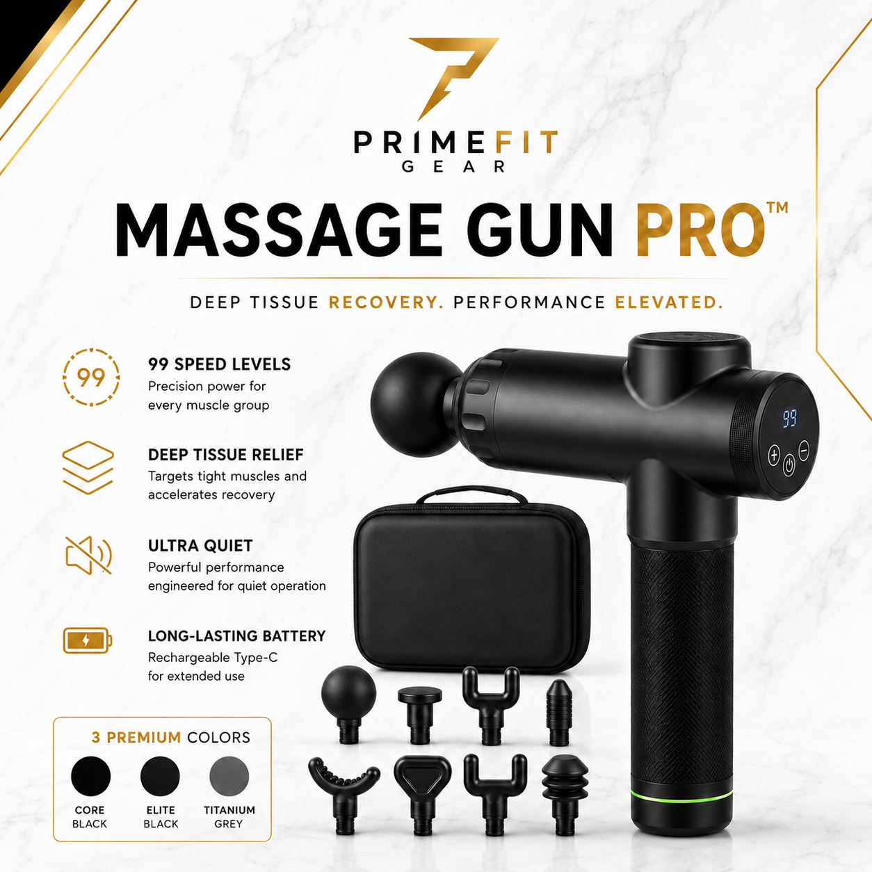 PrimeFit Massage Gun Pro™