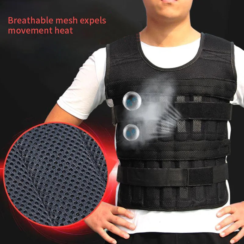 PrimeFit Adjustable Weighted Vest Pro™