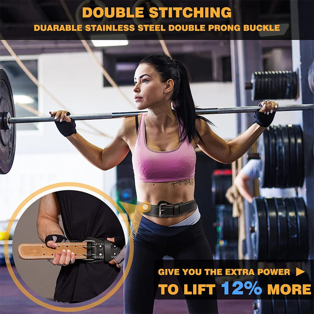 PrimeFit Leather Weightlifting Belt Pro™