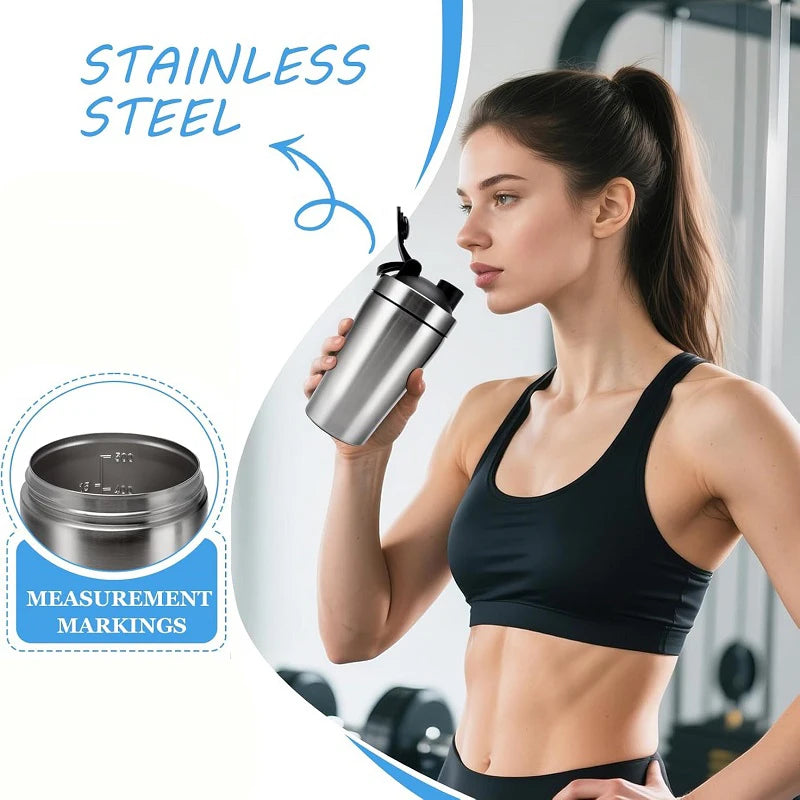 PrimeFit Stainless Steel Shaker Pro™