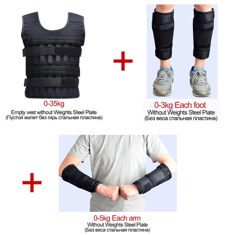 PrimeFit Adjustable Weighted Vest Pro™