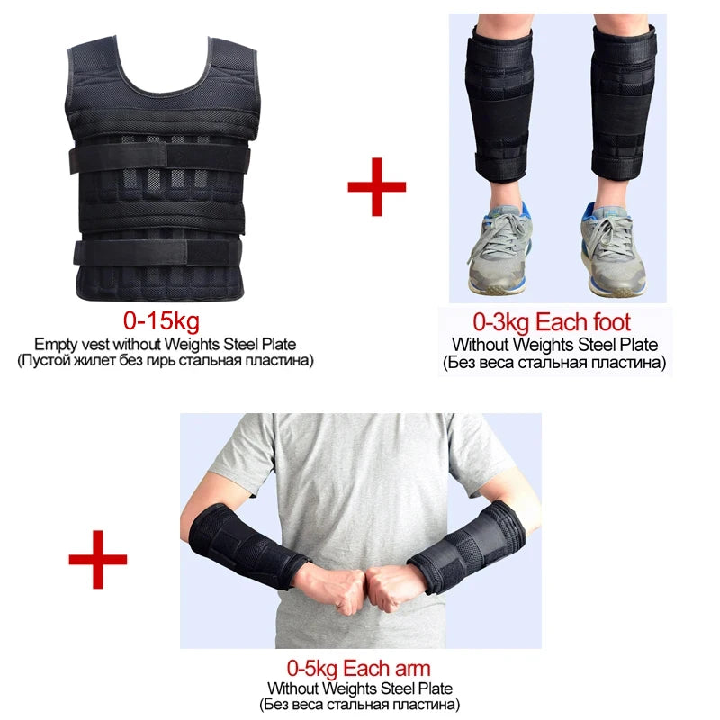 PrimeFit Adjustable Weighted Vest Pro™